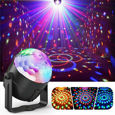 LED Disco Party Lights Crystal Magic Ball 3W RGB